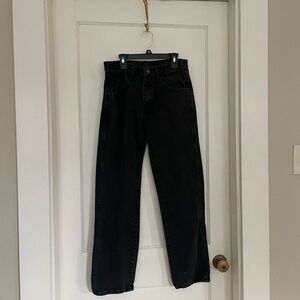 Vintage 90s Rustler Men/womens Straight Black Jeans